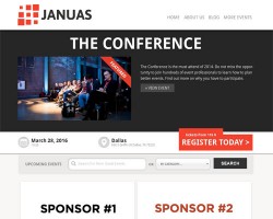 januas Events Portal WordPress Theme