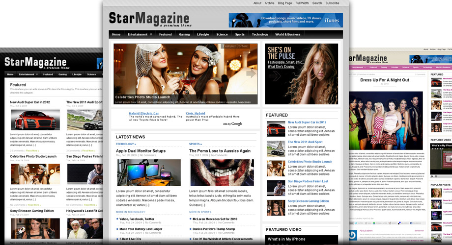 star magazine theme