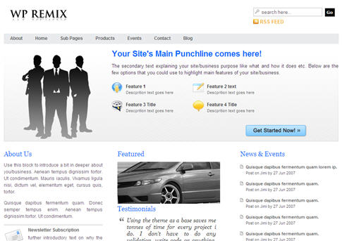 Win the WP Remix WordPress Theme