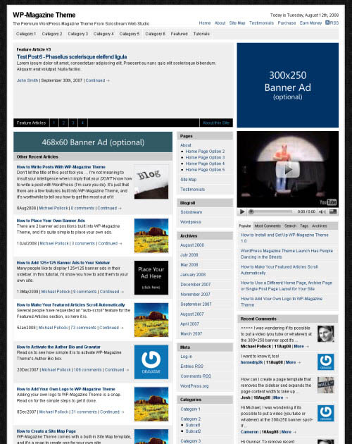 WP-Magazine Theme