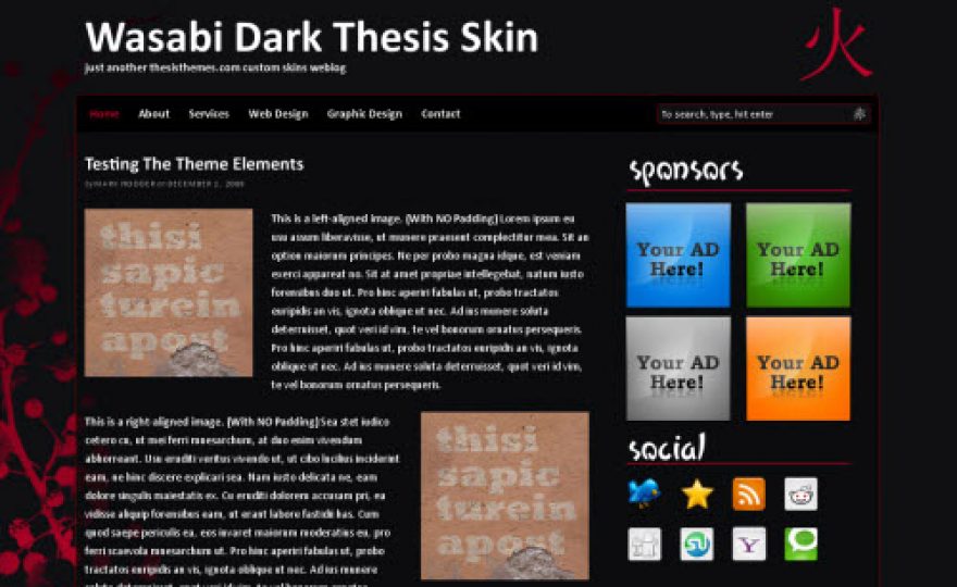 Thesis for theme