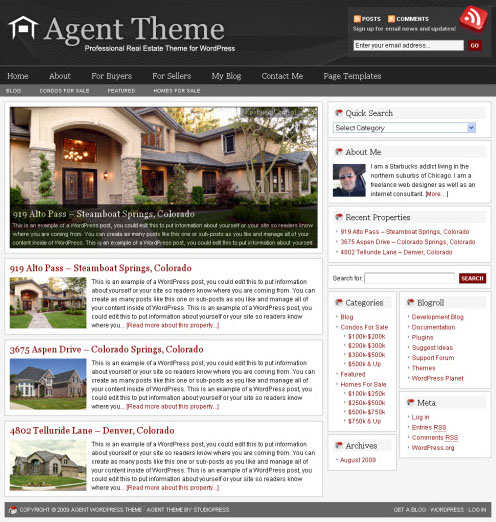 agent 3.0 wordpress theme