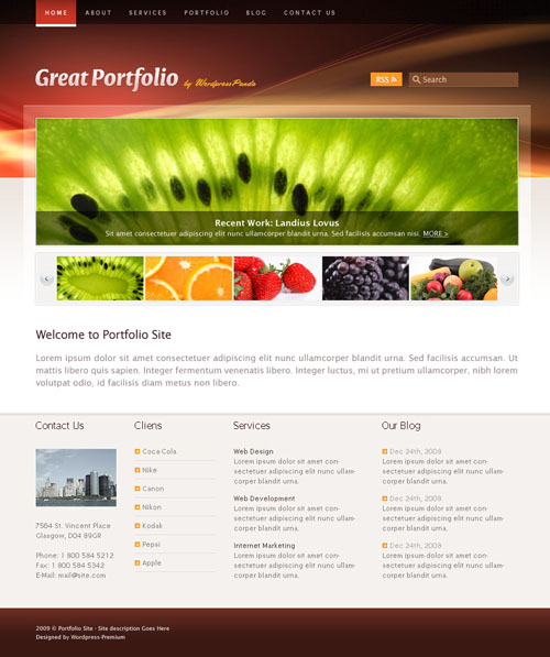 business wordpress theme