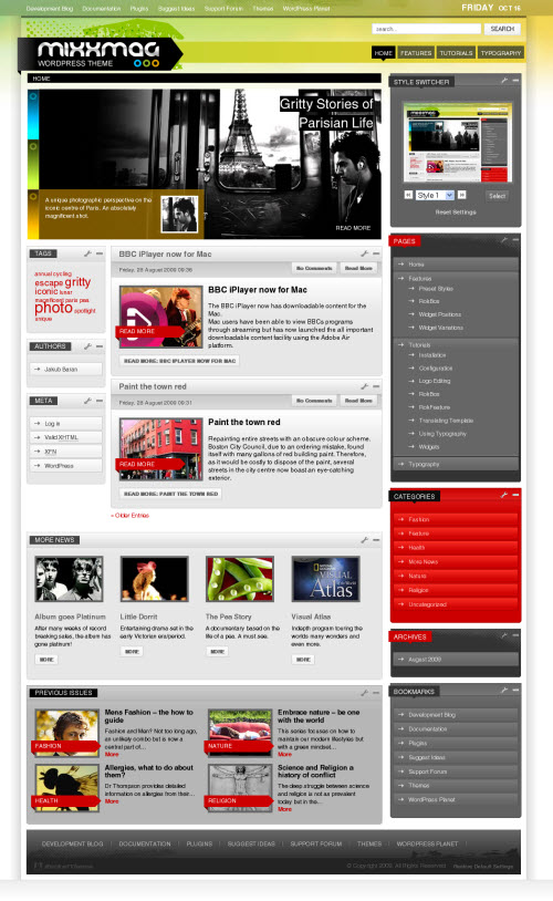 mixxmag wordpress theme