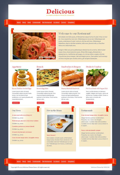 Delicious Premium WordPress Theme