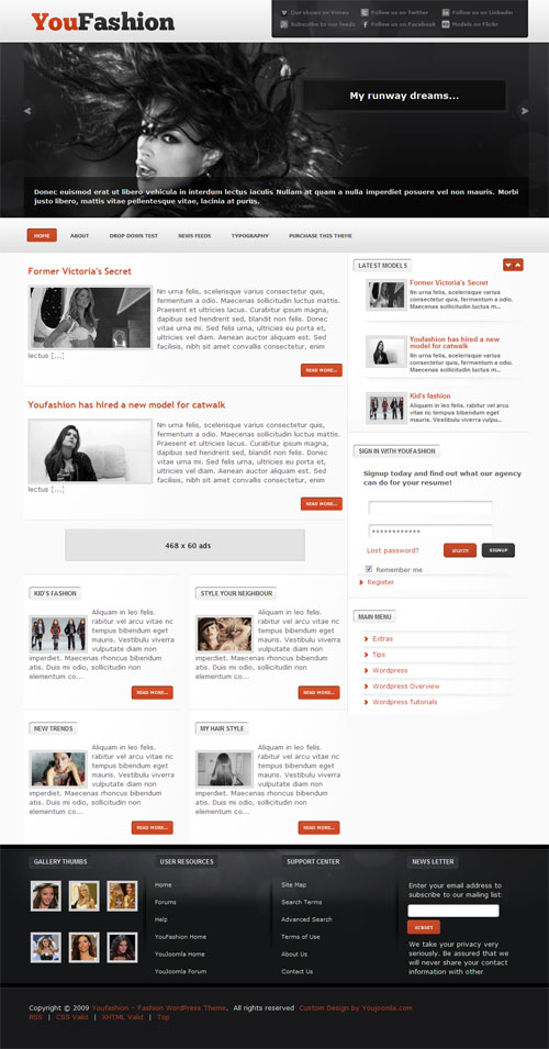 youfashion wordpress theme