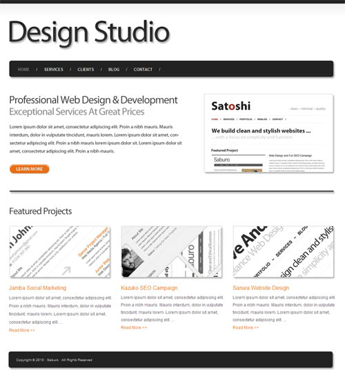 saburo wordpress theme