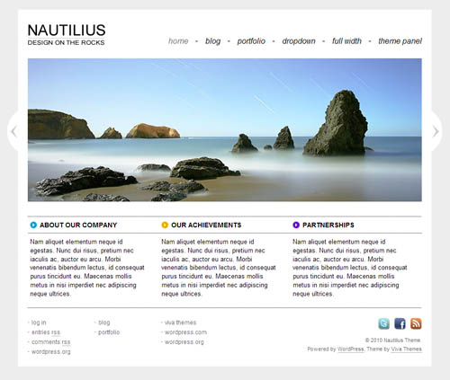 Nautilius WordPress Theme