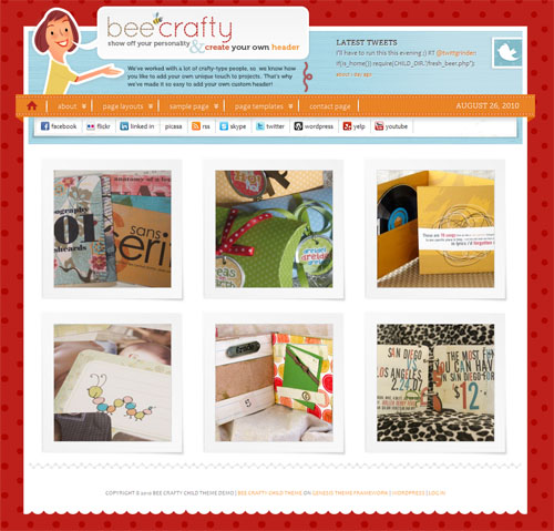 Bee Crafty Premium WordPress Theme