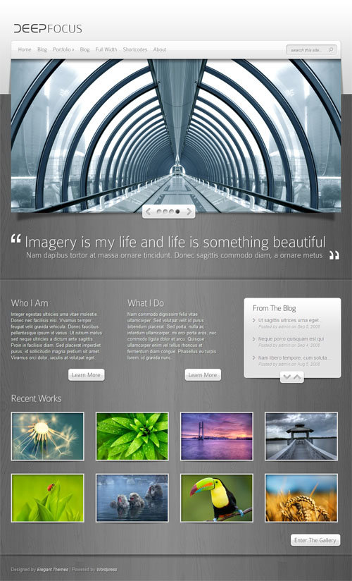 Deep Focus Premium WordPress Theme