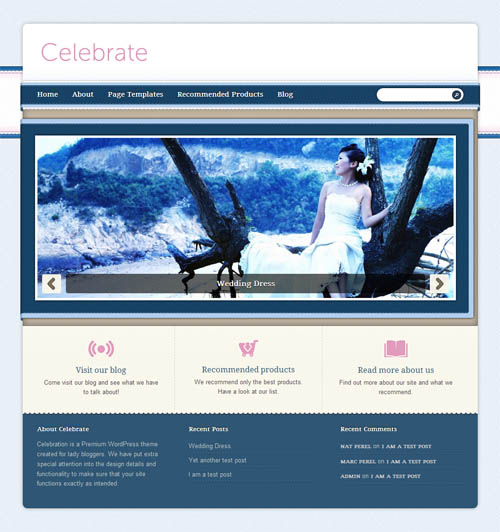 Celebrate Premium WordPress Theme