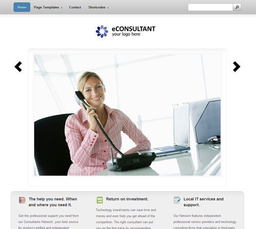 econsultant wordpress theme