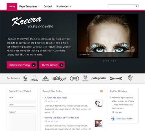 kreera wordpress theme