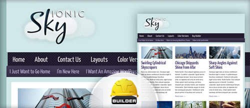 ionic sky wordpress theme