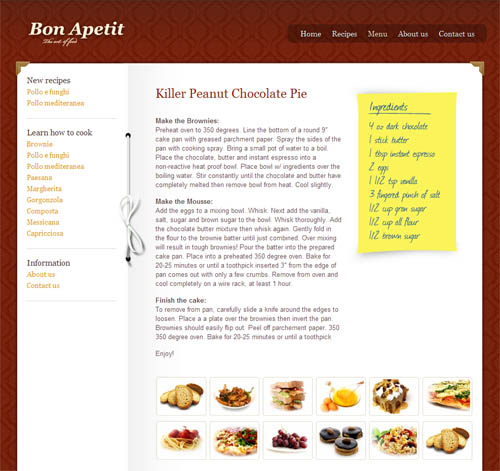 Bon Apetit Theme