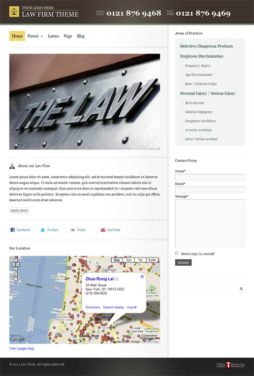 Law Firm WordPress Theme