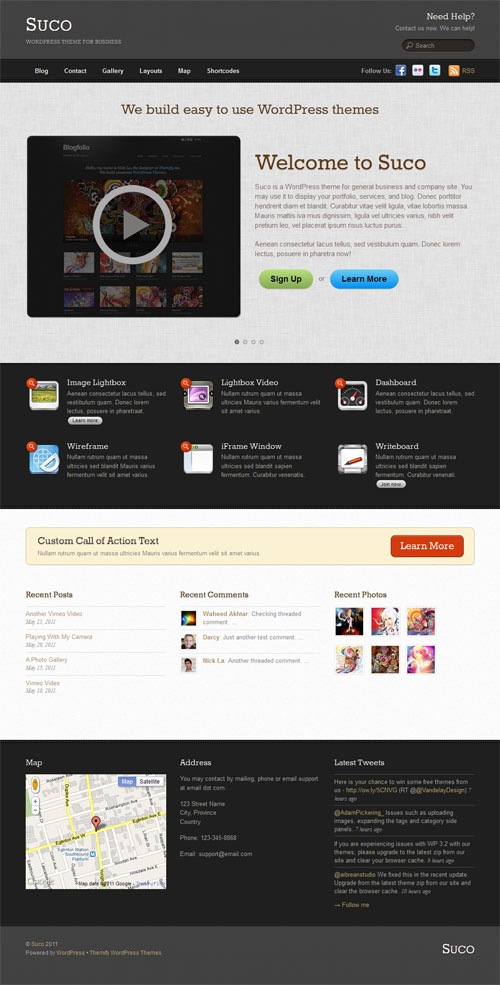 Suco Business Premium WordPress Theme