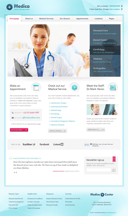 Medical WordPress Theme