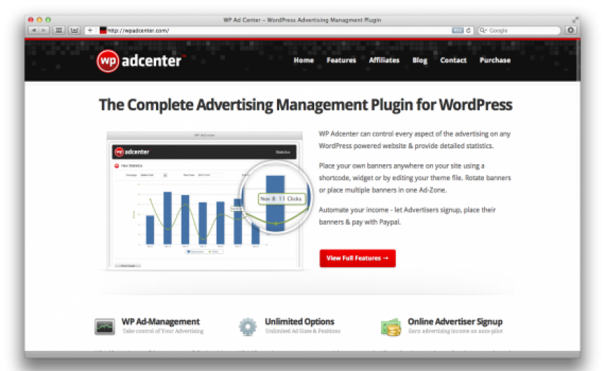 WP AdCenter WordPress Advertising Management Plugin
