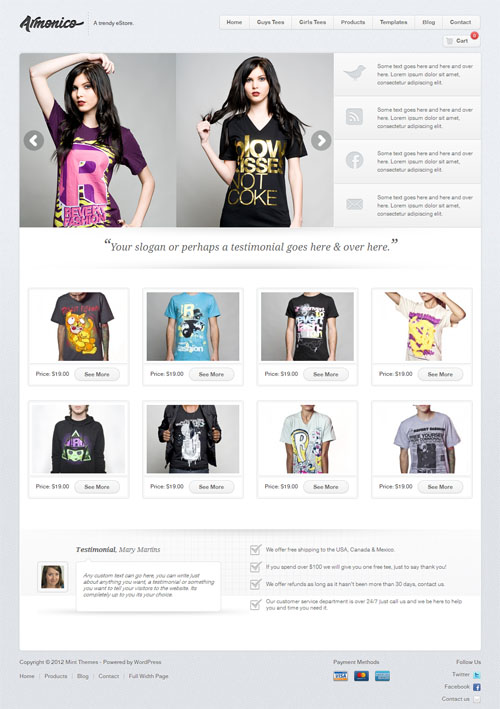 Best Ecommerce Wordpress Themes 2012