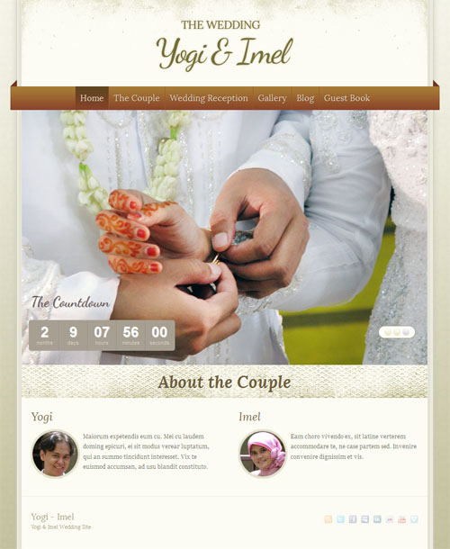 The Wedding WordPress Theme