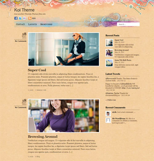 koi wordpress theme