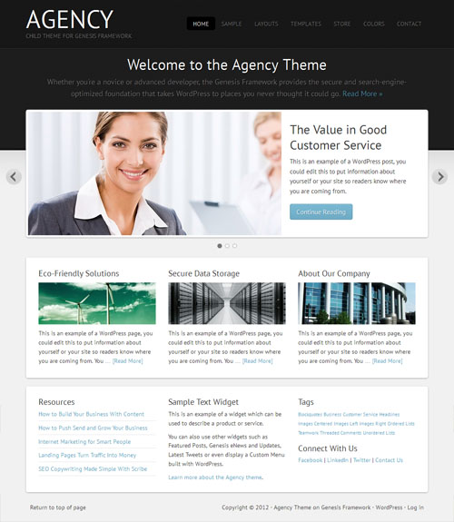 Agency 2.0 Business WordPress Theme