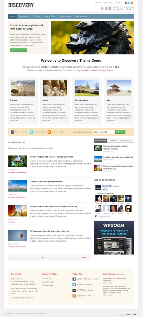 Business Travel WordPress Theme