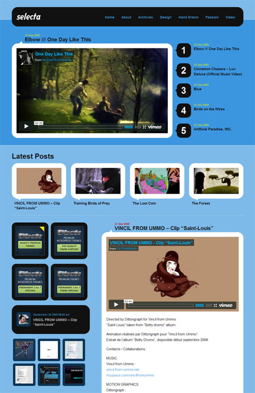 selecta wordpress theme