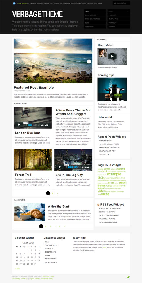 Free Premium WordPress Themes