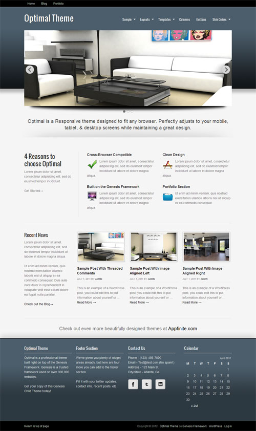 Optimal Responsive WordPress Theme