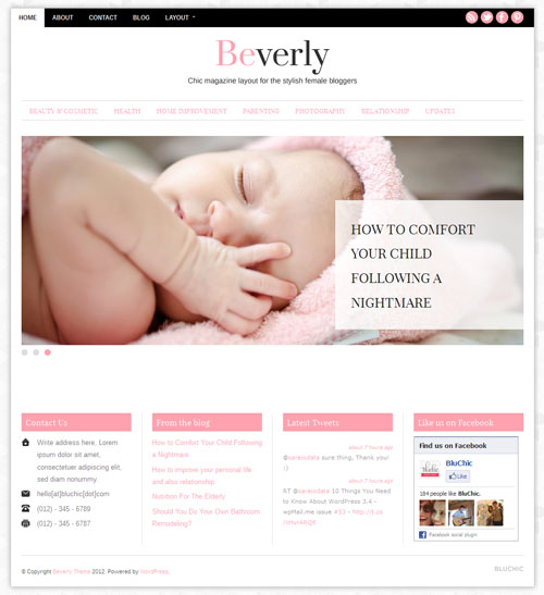 Beverly blog theme