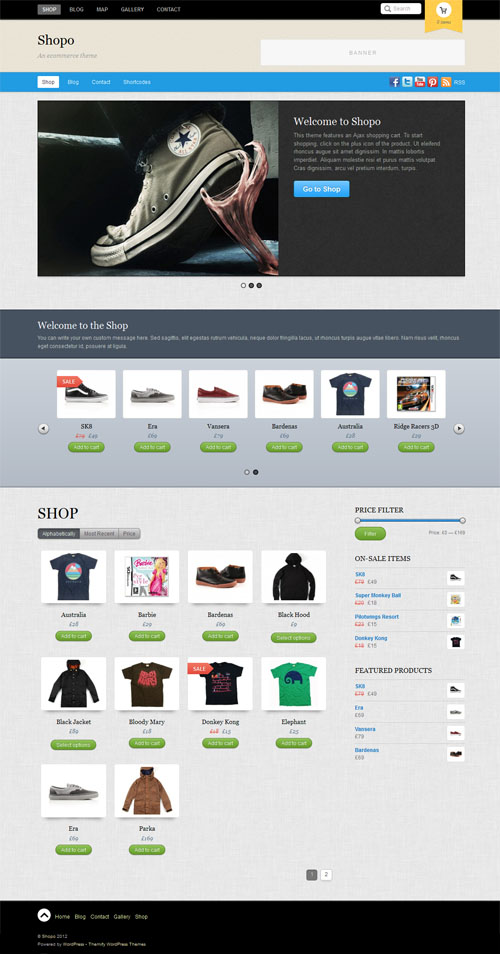 Shopo WordPress Ecommerce Theme