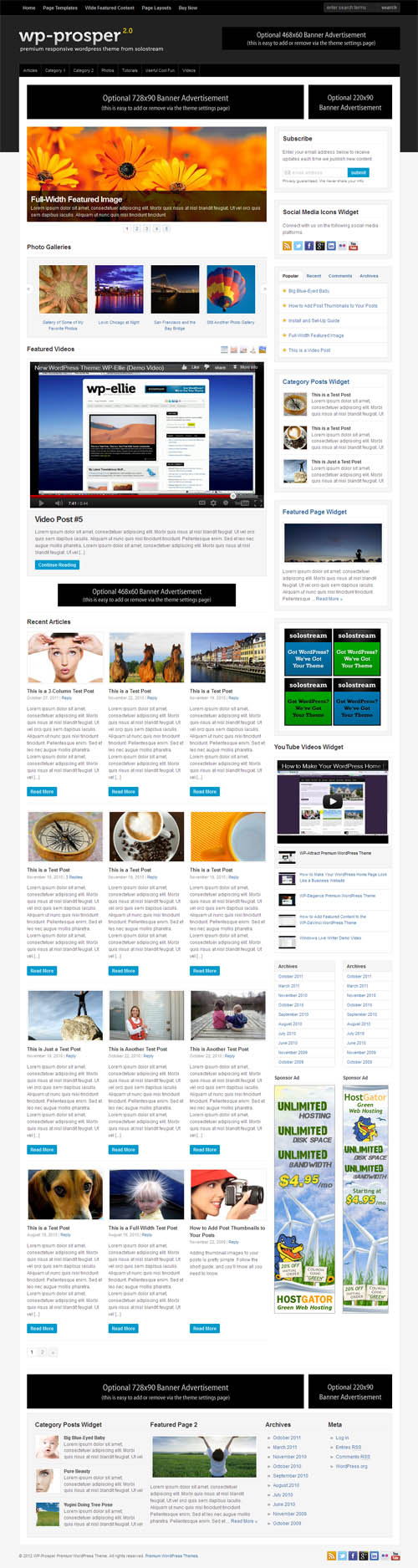 WP Prosper 2.0 Premium WordPress Theme