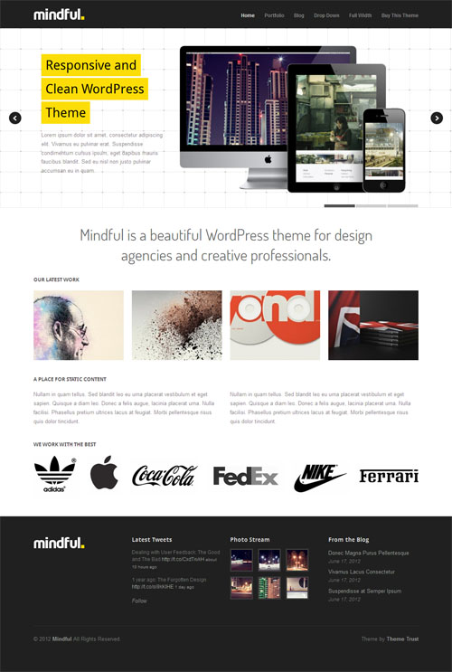 mindful wordpress theme