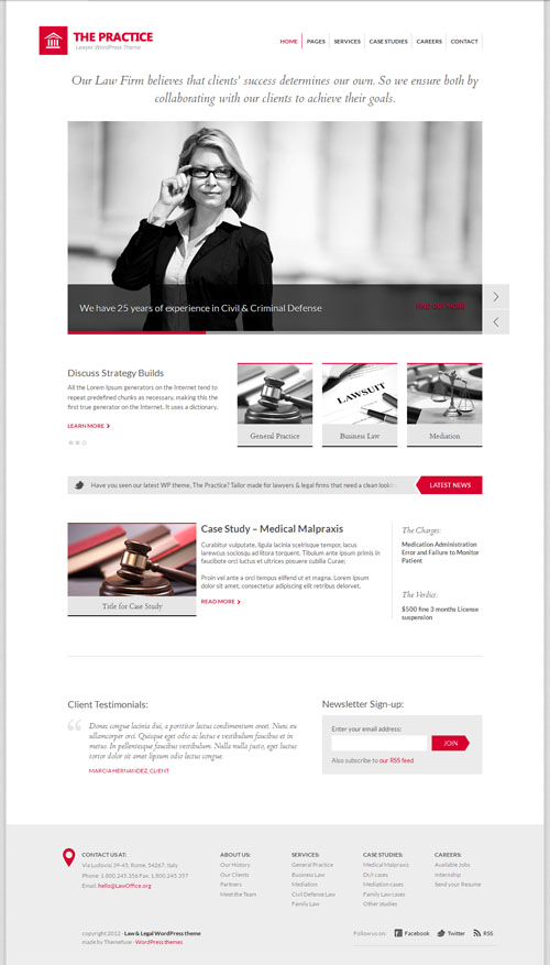 The Practice WordPress Theme