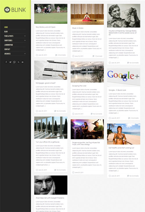 Blink Premium WordPress Theme