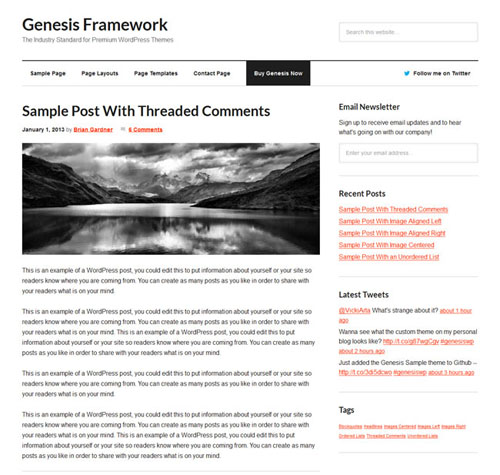 Genesis WordPress Theme