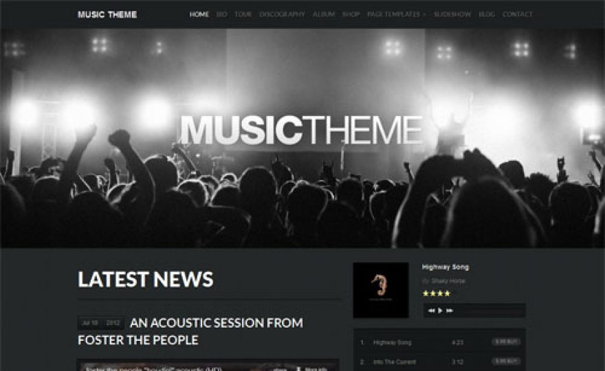 The Best Music WordPress Themes