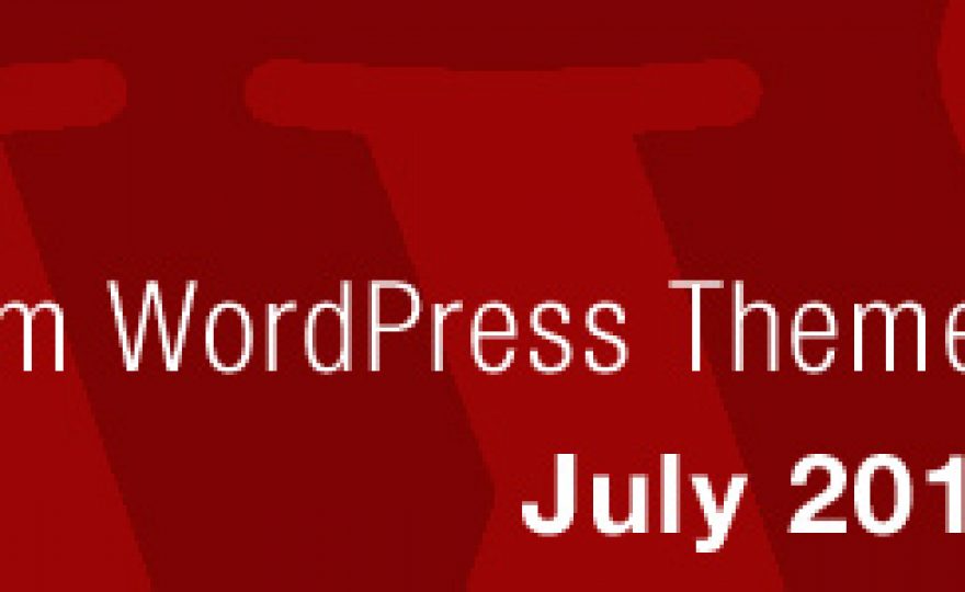 New Premium WordPress Themes July 2012