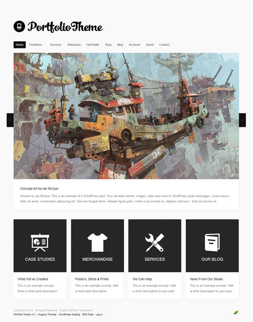 The Portfolio WordPress Theme 