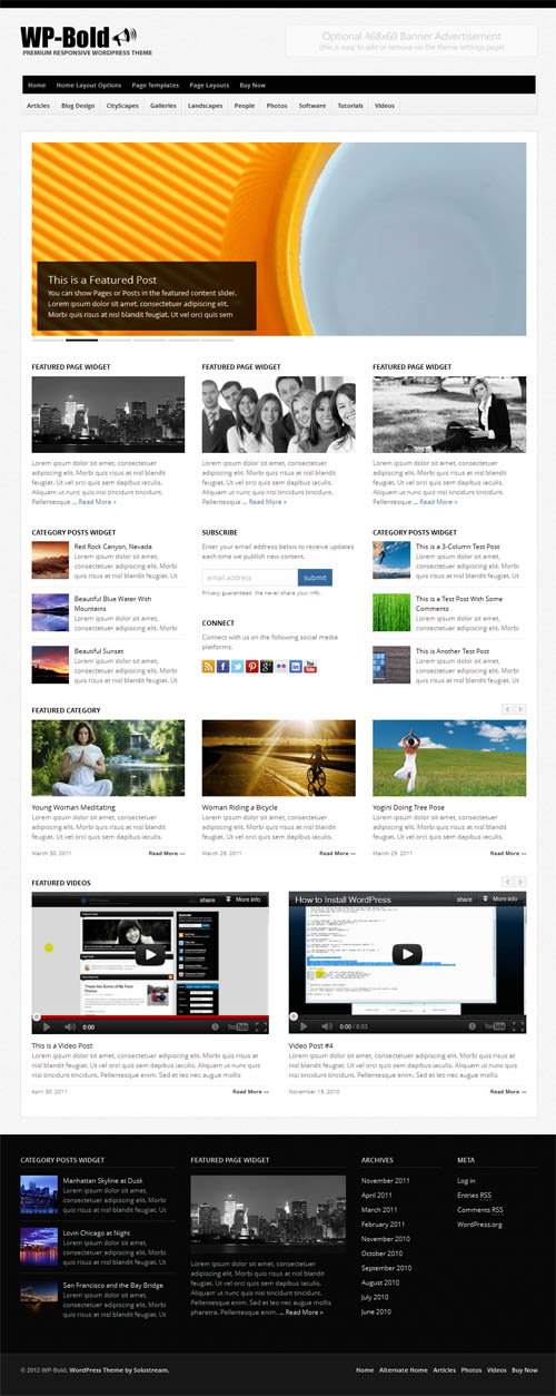 bold business wordpress theme