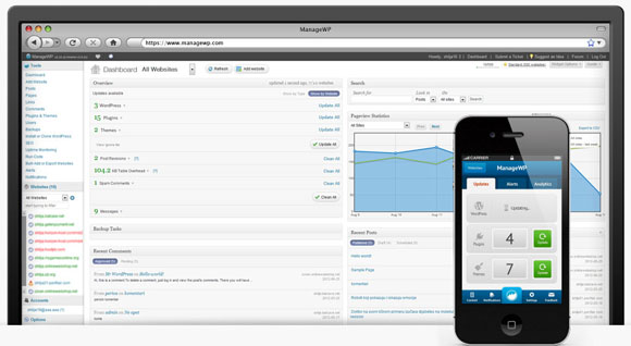 managewp dashboard