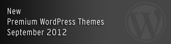 New WordPress Themes September 2012