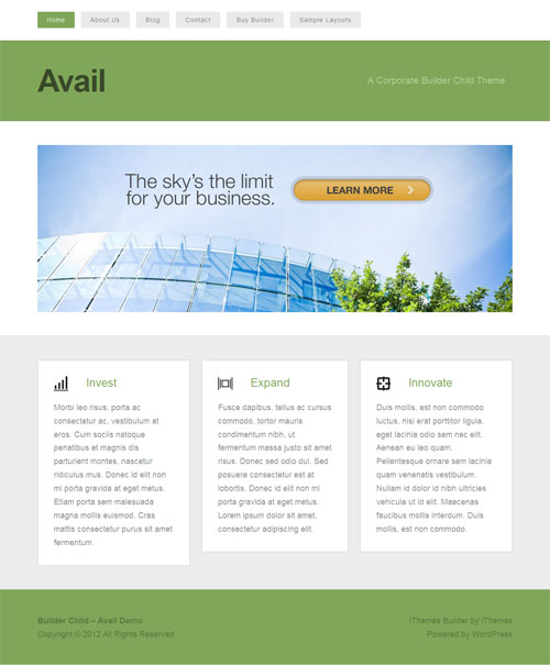 Avail Responsive Business WordPress Theme