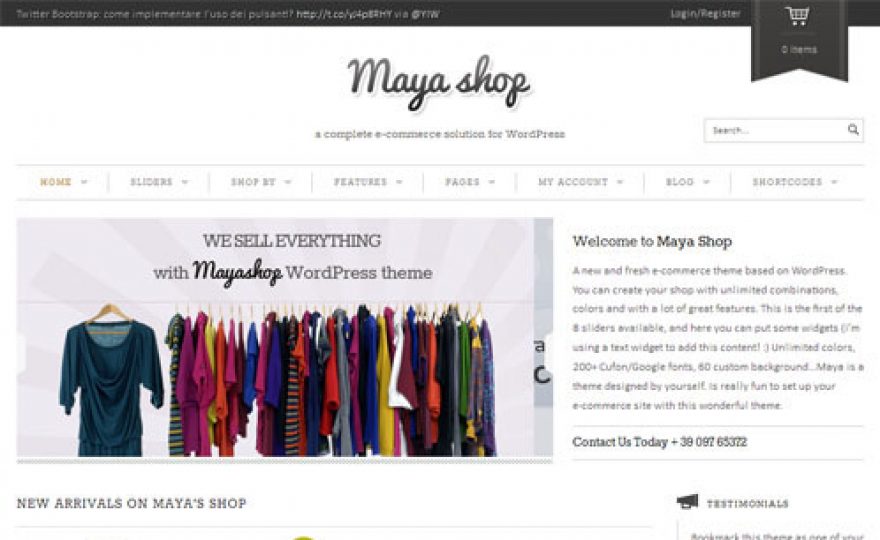 25 Premium Responsive Ecommerce WordPress Themes