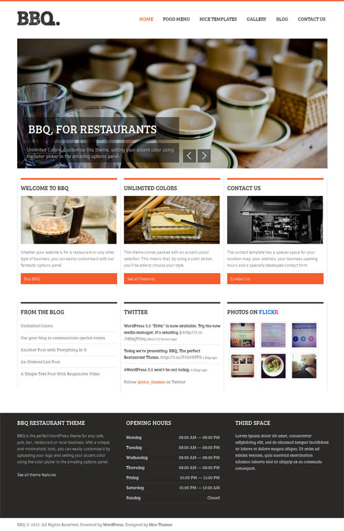 BBQ WordPress Theme