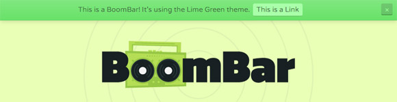 Boom Bar WordPress Notification Bar Plugin