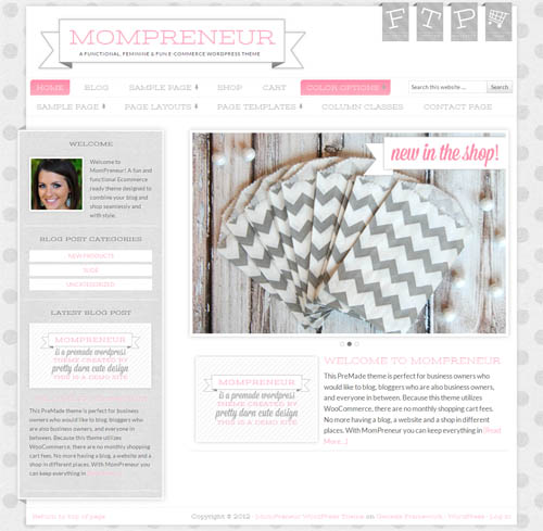 MomPreneur WordPress Theme