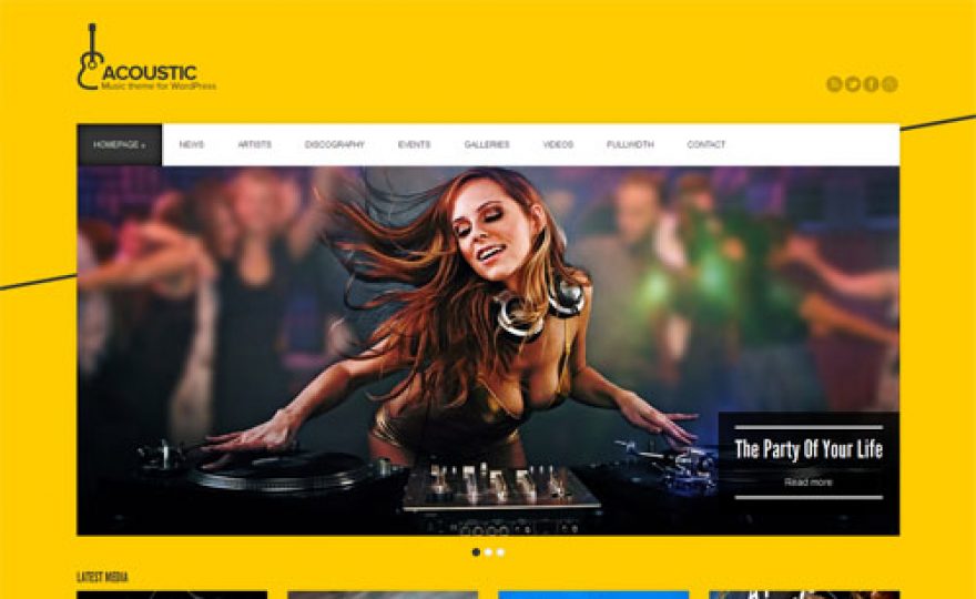 12 Fantastic Music WordPress Themes